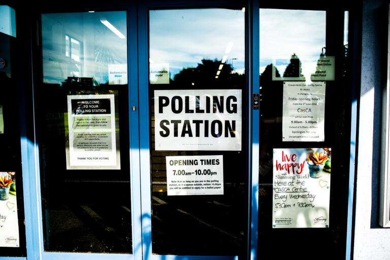 UK election Polling Station