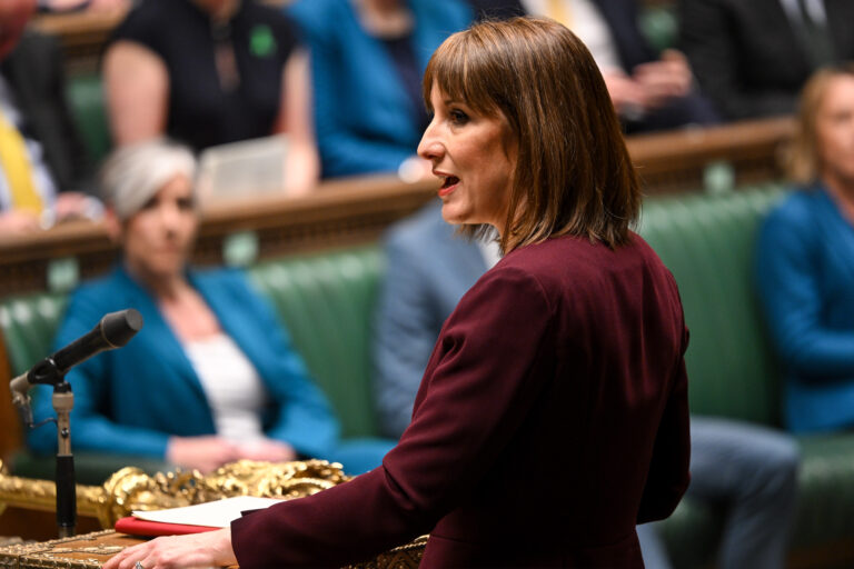 Rachel Reeves MP, The Chancellor of the Exchequer, speaking in the House of Commons.